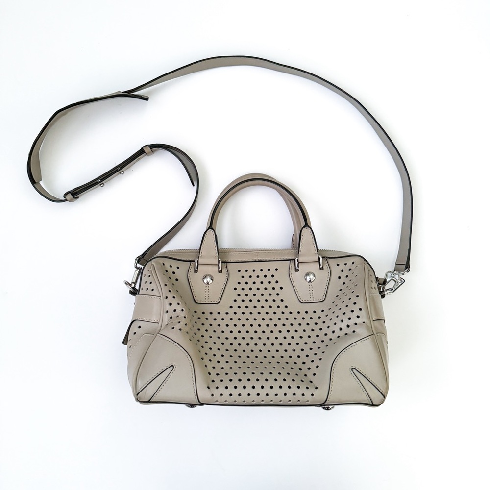 Rag & Bone Small Flight Perforated Leather Satche… - image 1